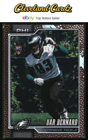 2026 Topps Flagship #400 Uar Bernard Football Leather Foil