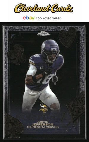 2025 Topps Chrome #F15-4 Justin Jefferson Fortune 15