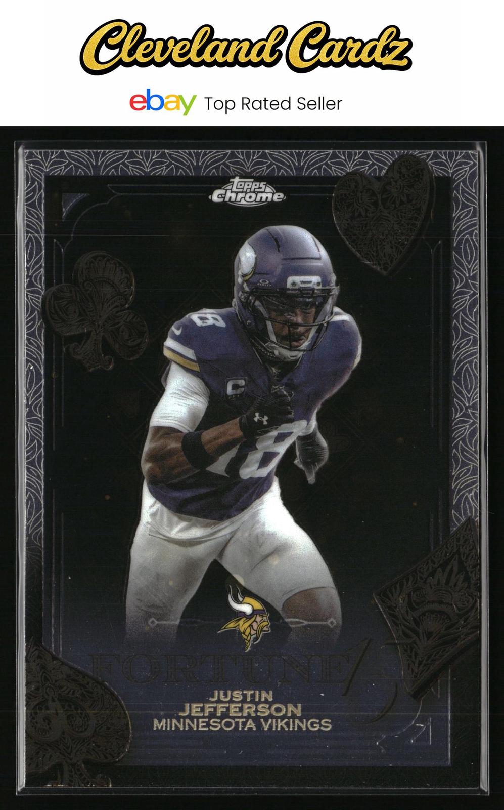 2025 Topps Chrome #F15-4 Justin Jefferson Fortune 15