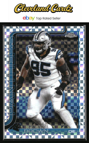 2025 Topps Chrome #47 Derrick Brown X-Fractor