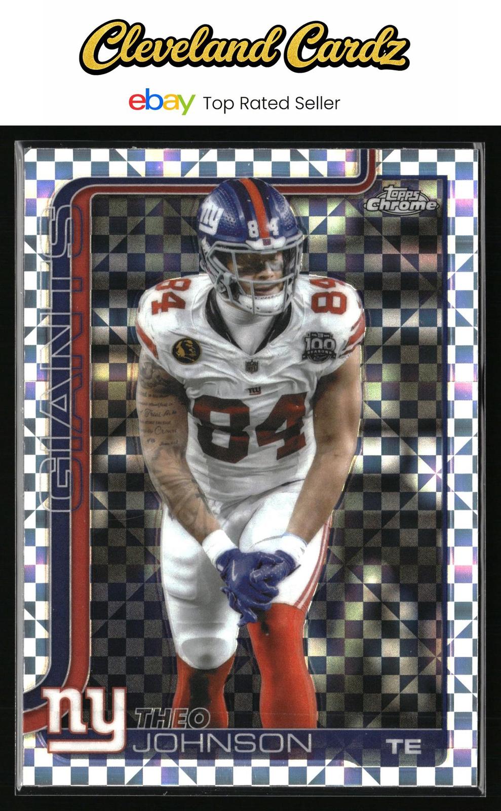 2025 Topps Chrome #233 Theo Johnson X-Fractor