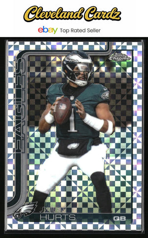 2025 Topps Chrome #247 Jalen Hurts X-Fractor