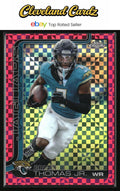 2025 Topps Chrome #135 Brian Thomas Jr. Hot Pink X-Fractor