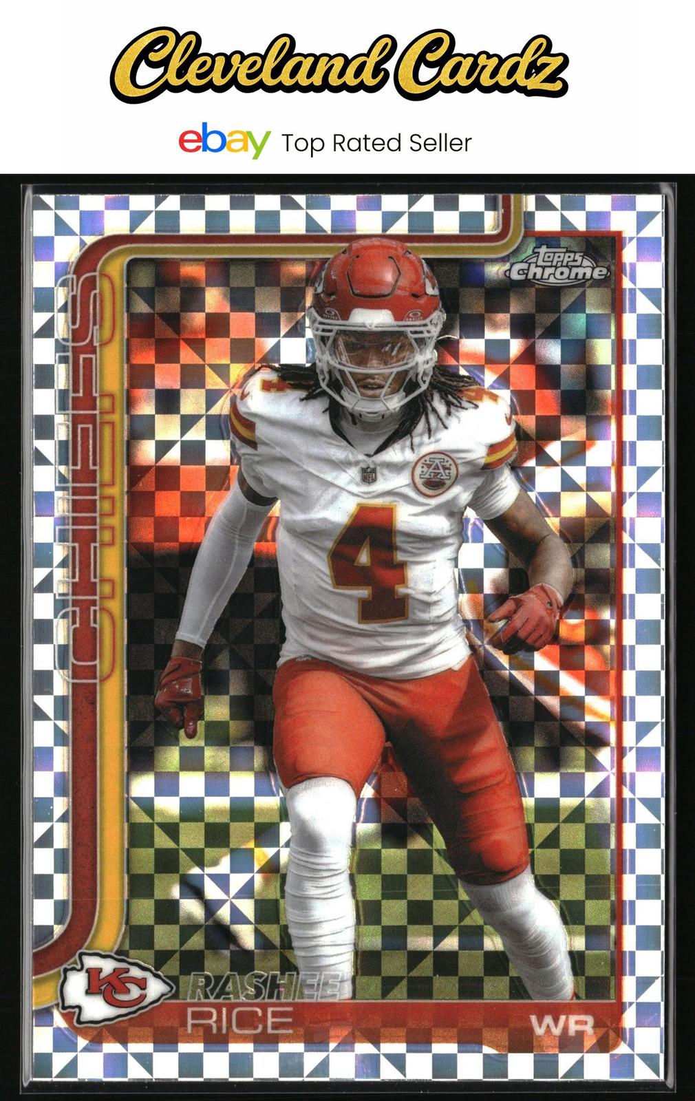2025 Topps Chrome #147 Rashee Rice X-Fractor