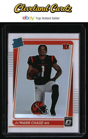 2021 Donruss Optic #207 Ja'Marr Chase Image Variation Prizm