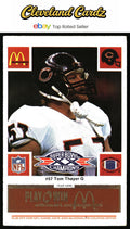 1986 McDonald's Chicago Bears #NNO Tom Thayer FGP - Week 3 Gold/Orange Tab