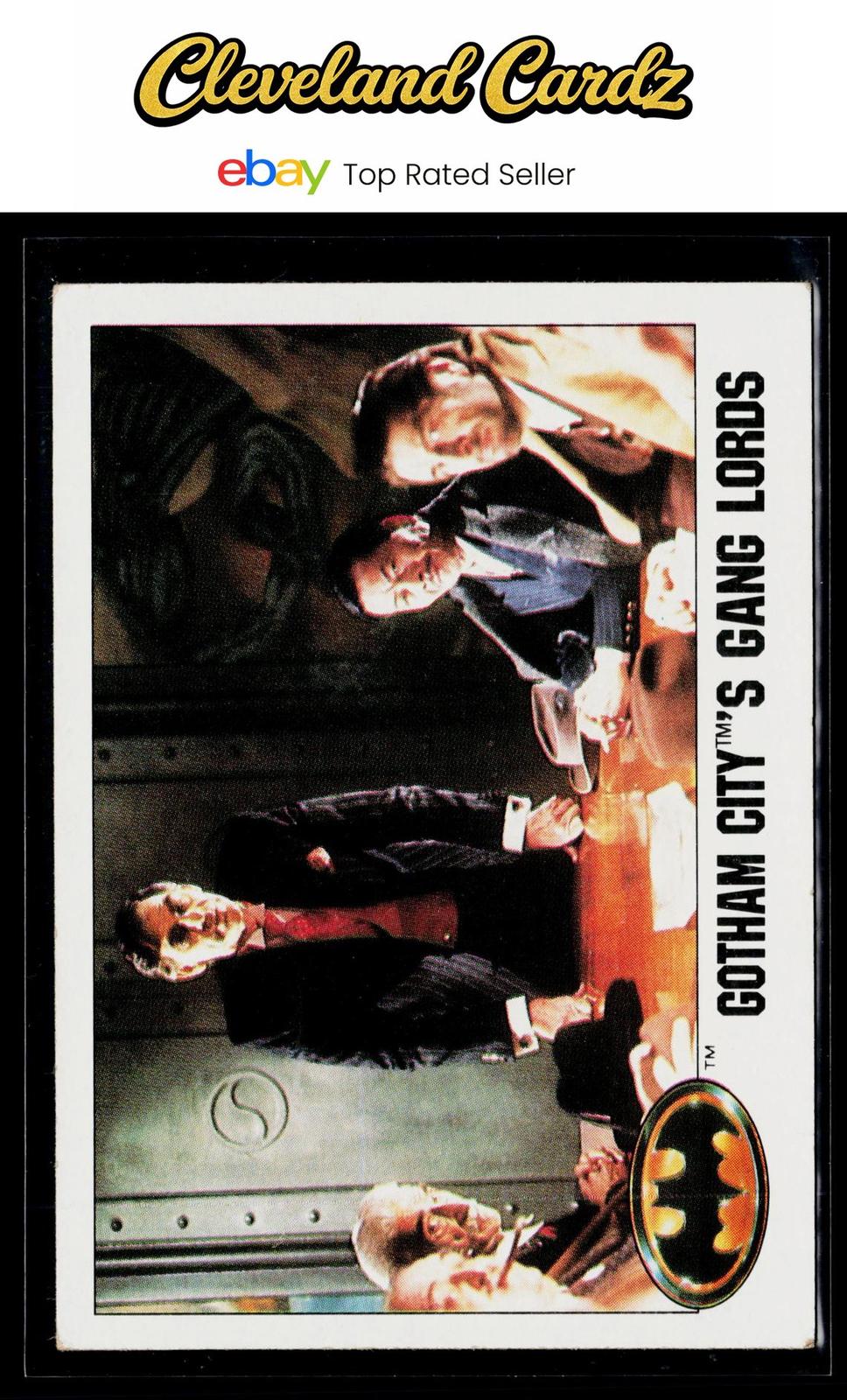 1989 Topps Batman #47 Gotham City's Gang Lords