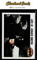 1989 Topps Batman #32 Holding Batman at Bay!