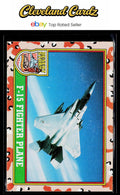 1991 Topps Desert Storm #37b F-15 Fighter Plane