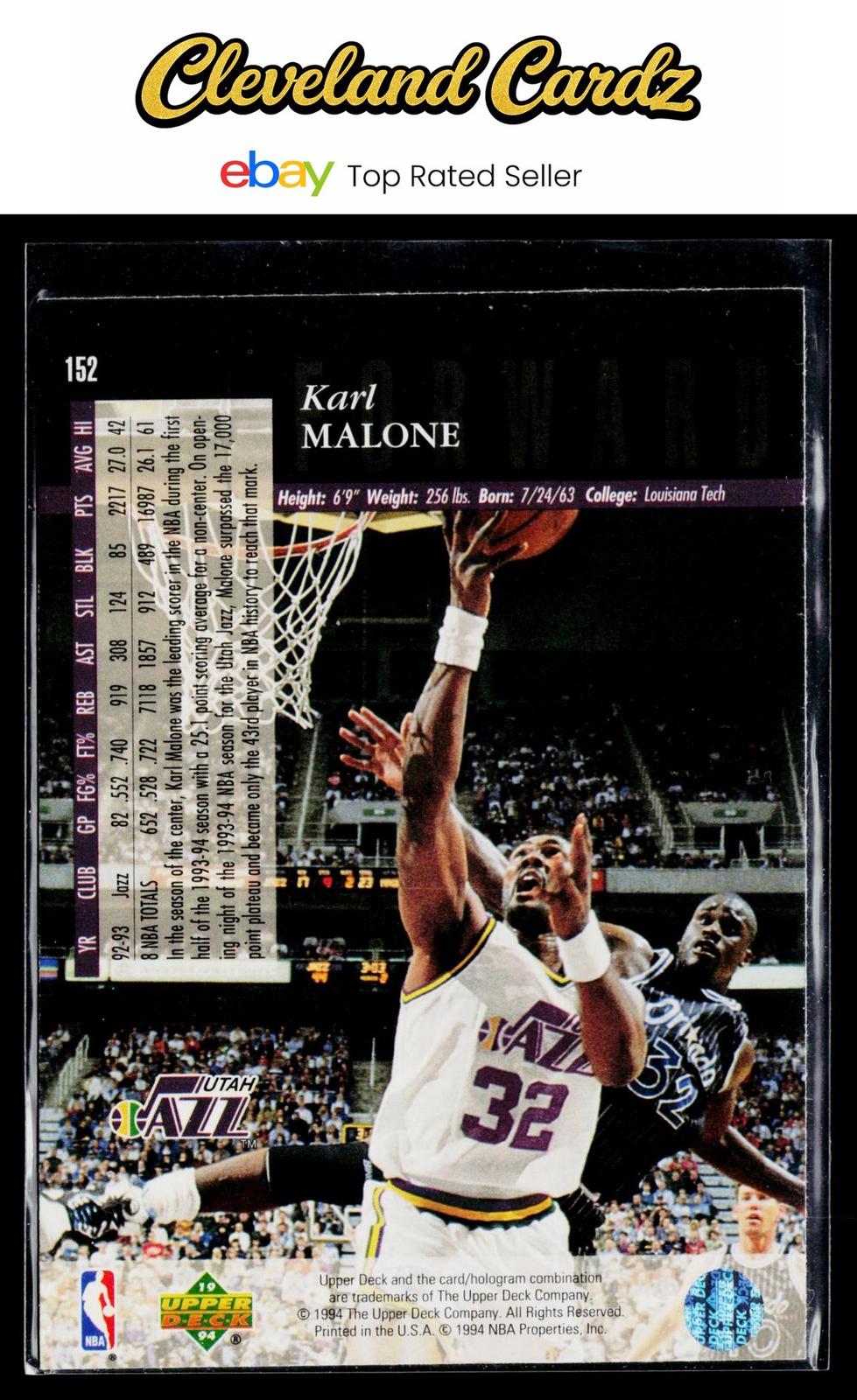 1993-94 Upper Deck Special Edition #152 Karl Malone Electric Court