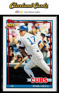 1991 Topps #520 Mark Grace