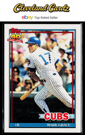 1991 Topps #520 Mark Grace