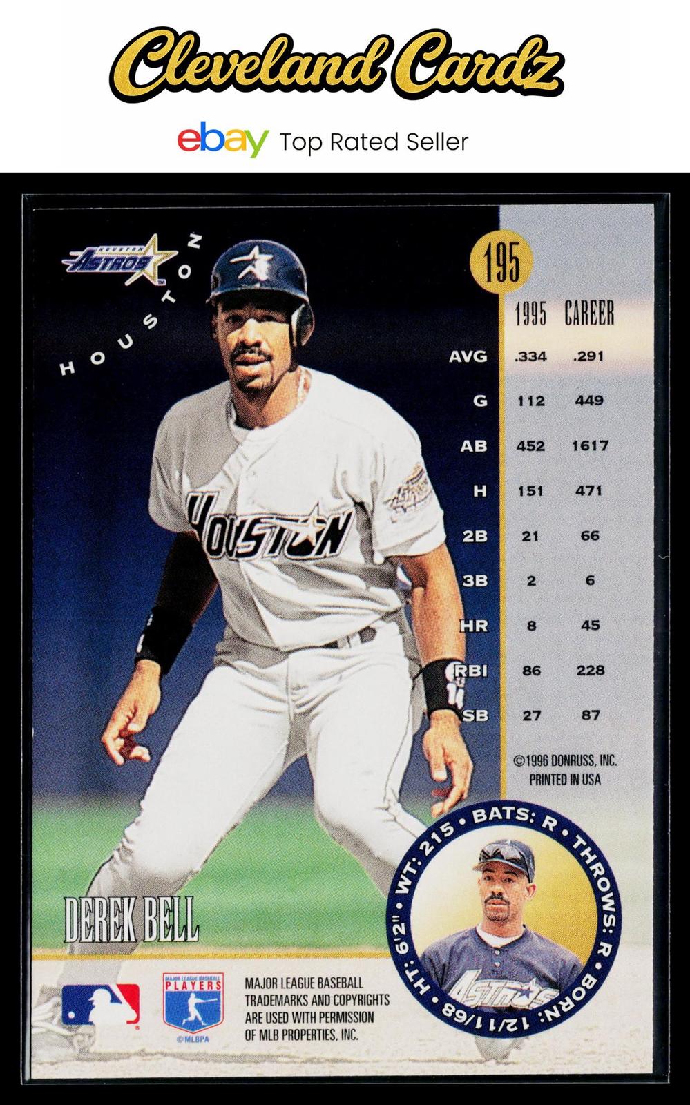 1996 Leaf #195 Derek Bell