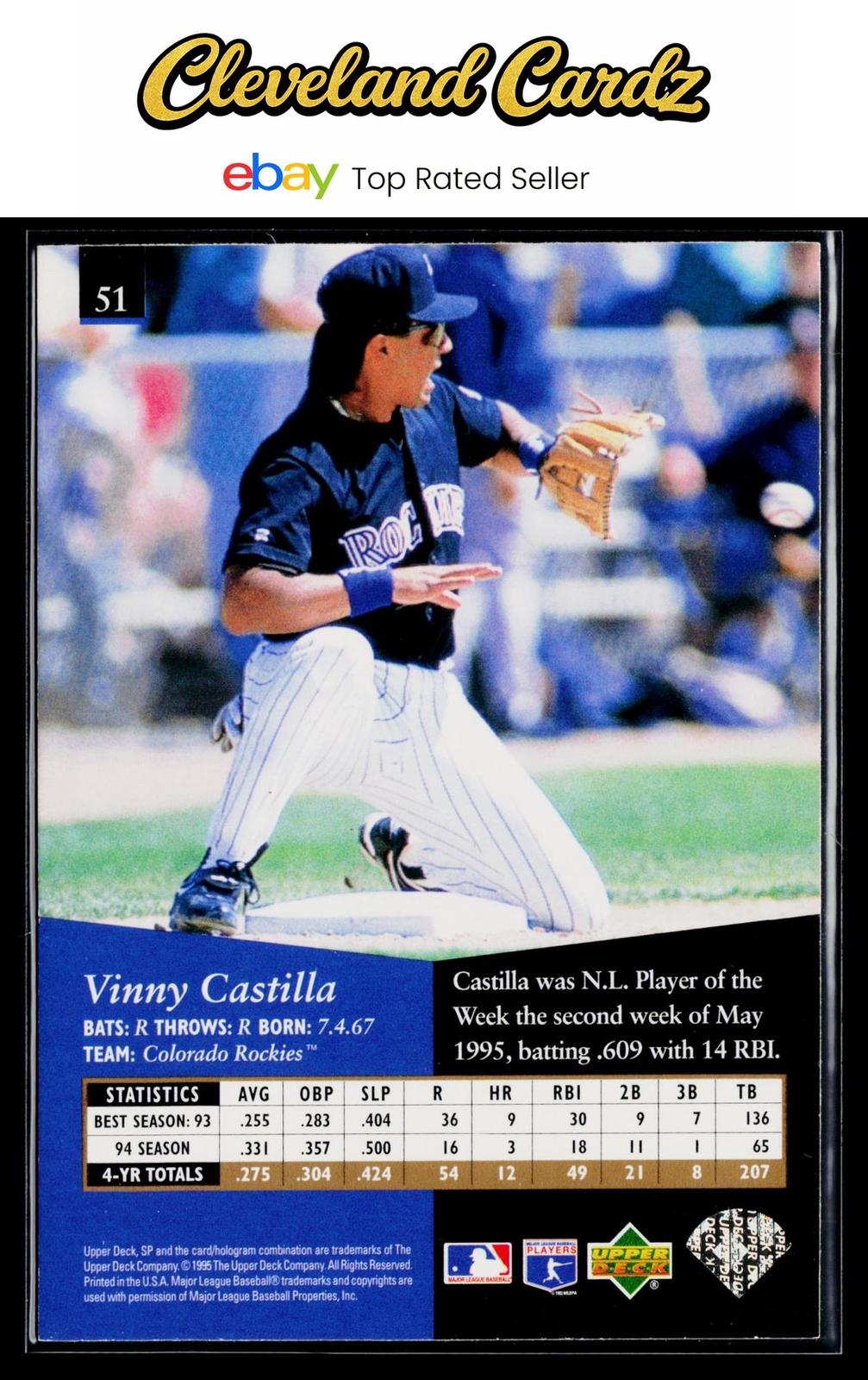 1995 SP #51 Vinny Castilla