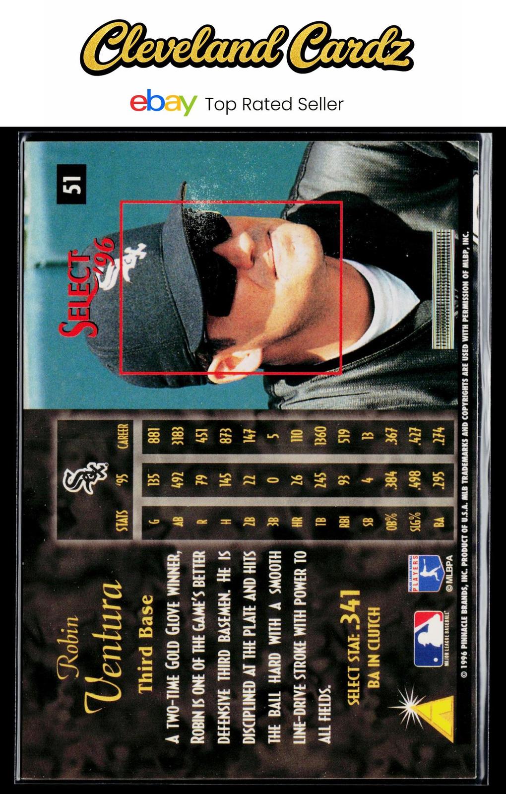 1996 Select #51 Robin Ventura
