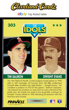 1993 Pinnacle #303 Tim Salmon / Dwight Evans IDOL