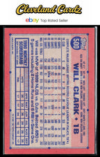 1991 Topps #500 Will Clark