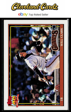 1991 Topps #500 Will Clark