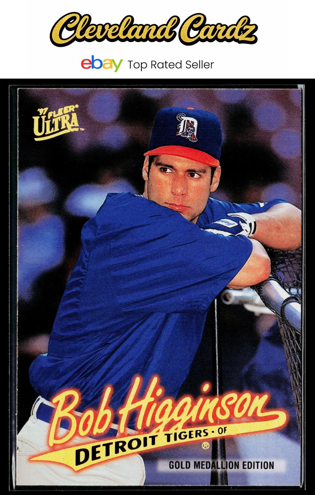 1997 Ultra #G60 Bobby Higginson Gold Medallion