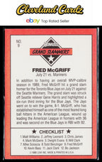 1990 Donruss #9i Fred McGriff Grand Slammers
