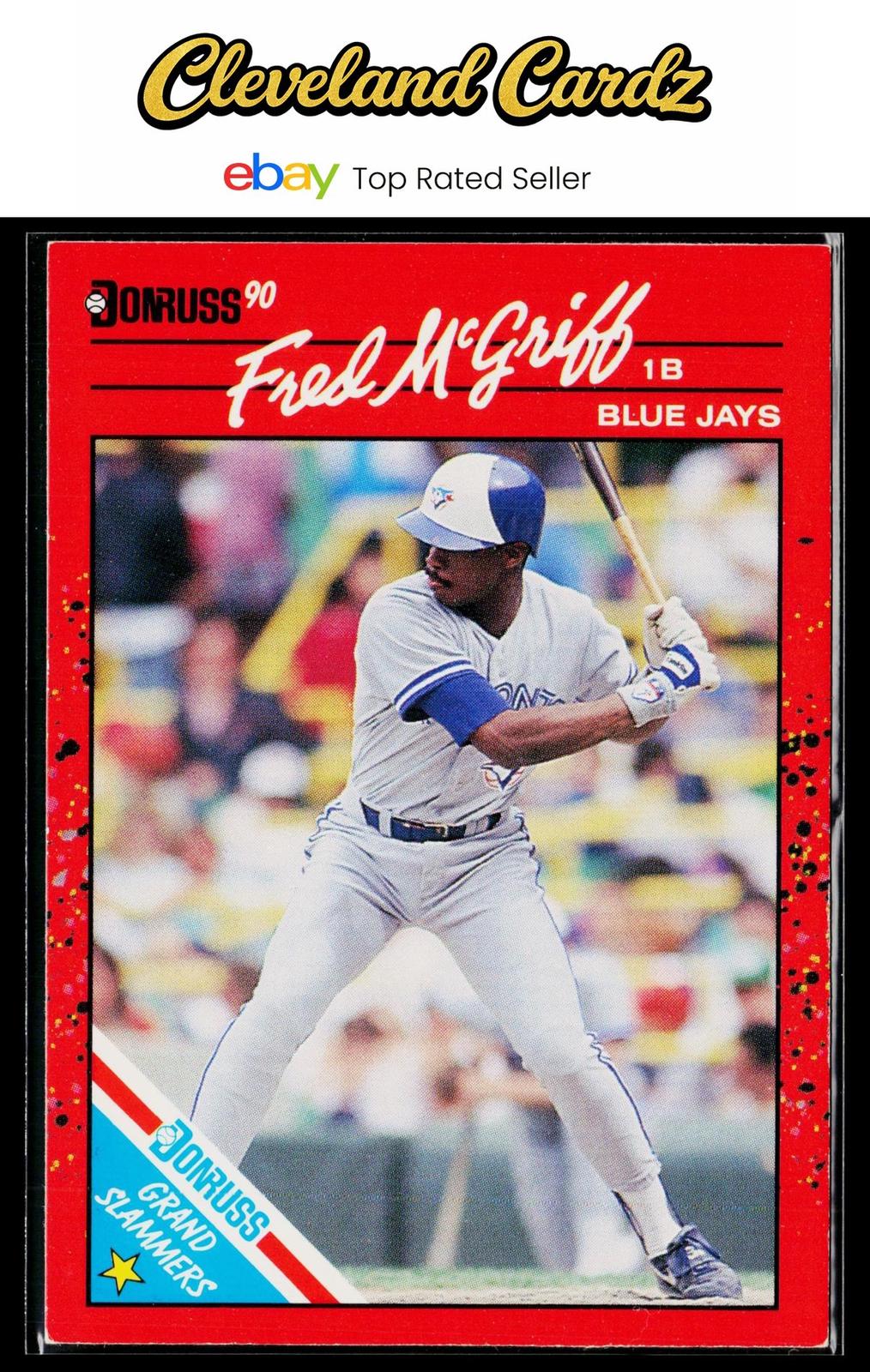 1990 Donruss #9i Fred McGriff Grand Slammers