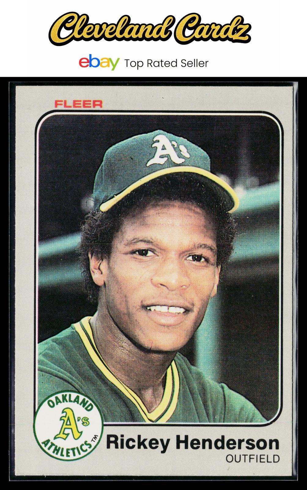 1983 Fleer #519 Rickey Henderson