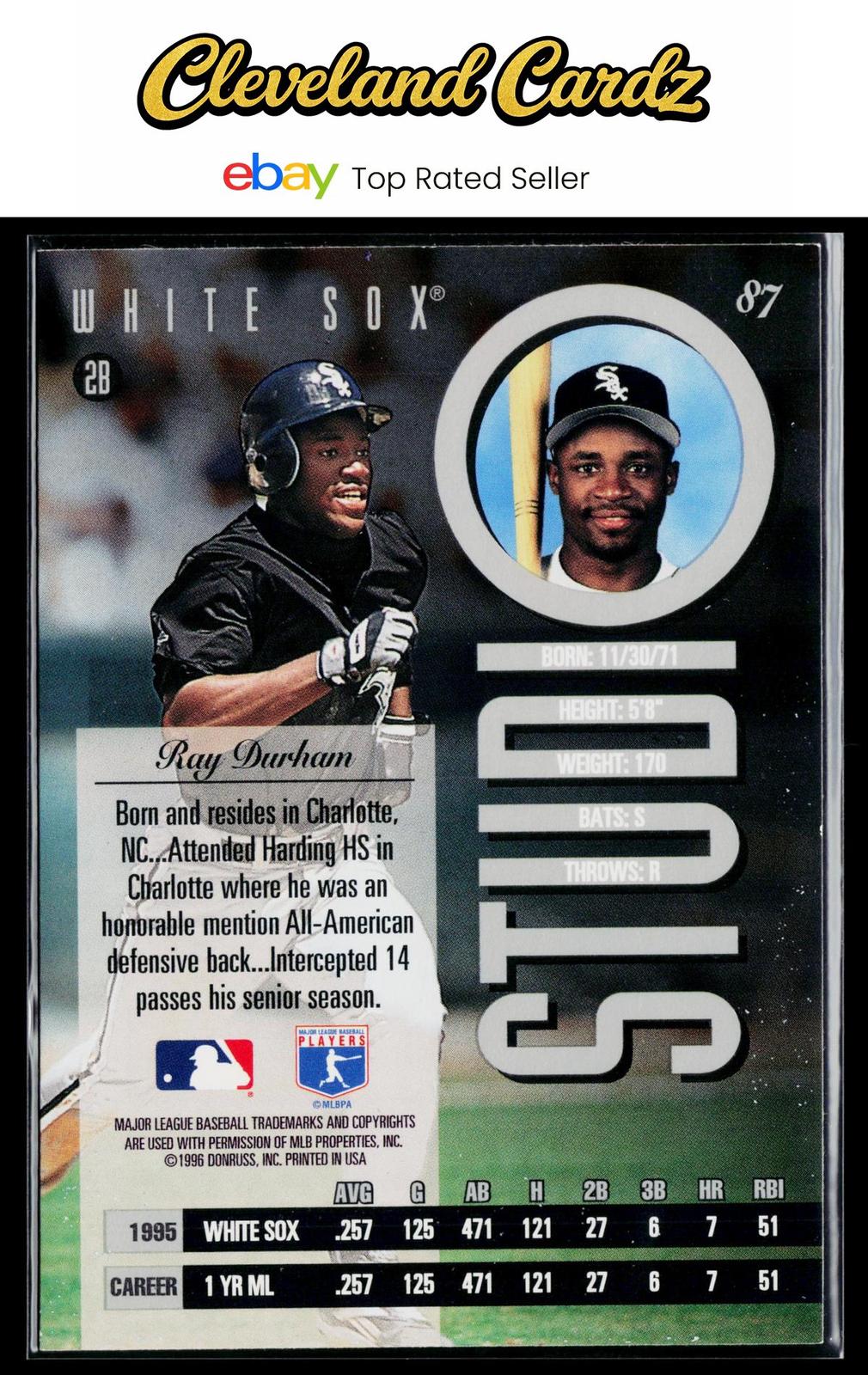1996 Studio #87 Ray Durham