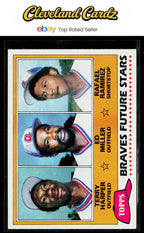 1981 Topps #192 Braves Future Stars (Terry Harper / Ed Miller / Rafael Ramirez)