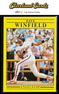 1991 Fleer #329 Dave Winfield