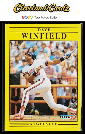 1991 Fleer #329 Dave Winfield