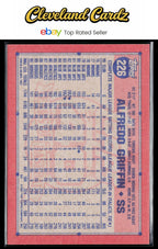 1991 Topps #226 Alfredo Griffin Desert Shield