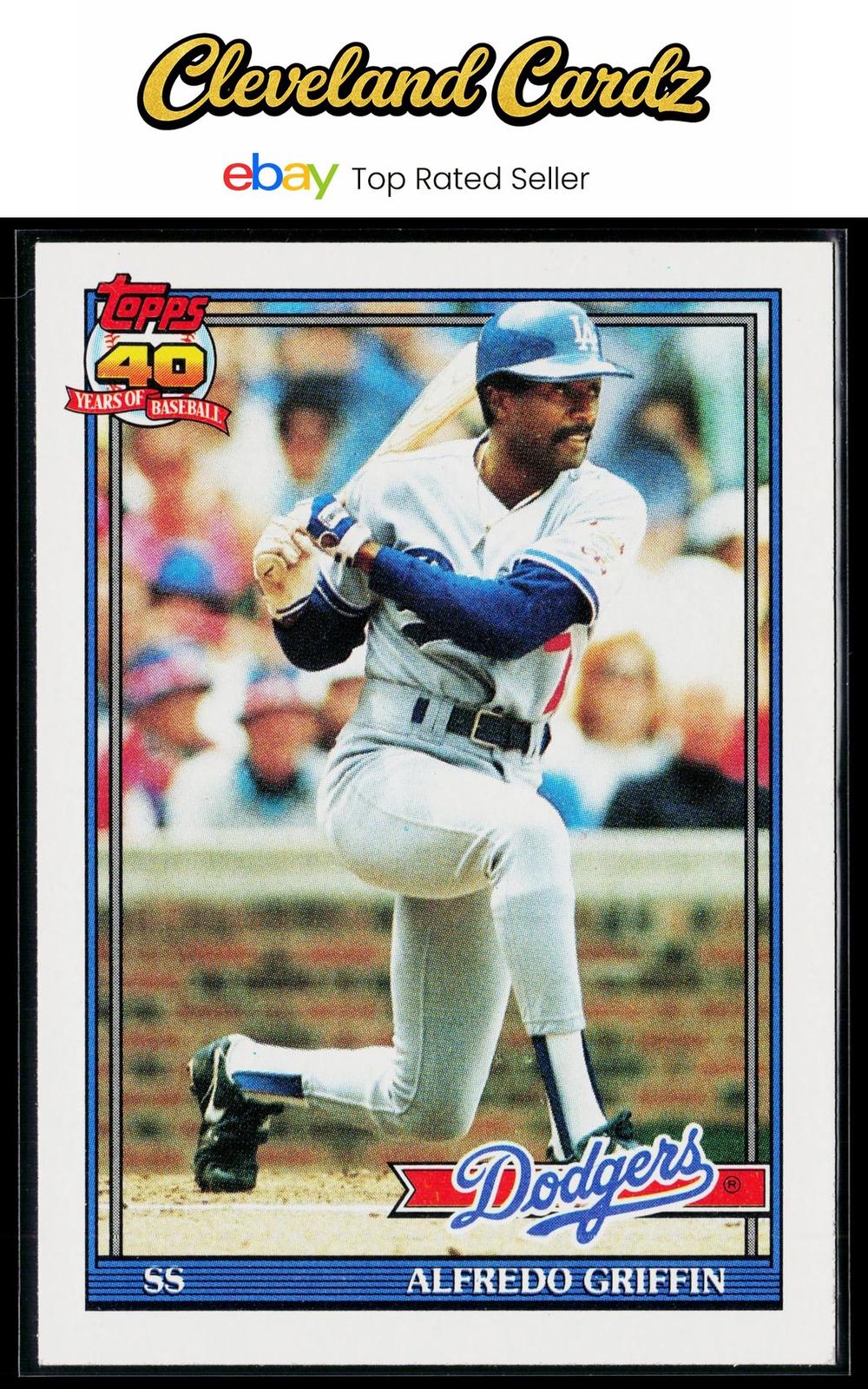 1991 Topps #226 Alfredo Griffin Desert Shield