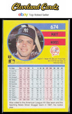 1991 Fleer #674 Matt Nokes