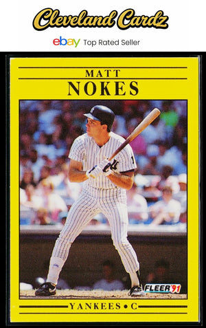 1991 Fleer #674 Matt Nokes