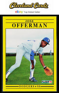 1991 Fleer #216 Jose Offerman