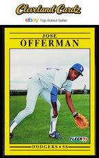 1991 Fleer #216 Jose Offerman