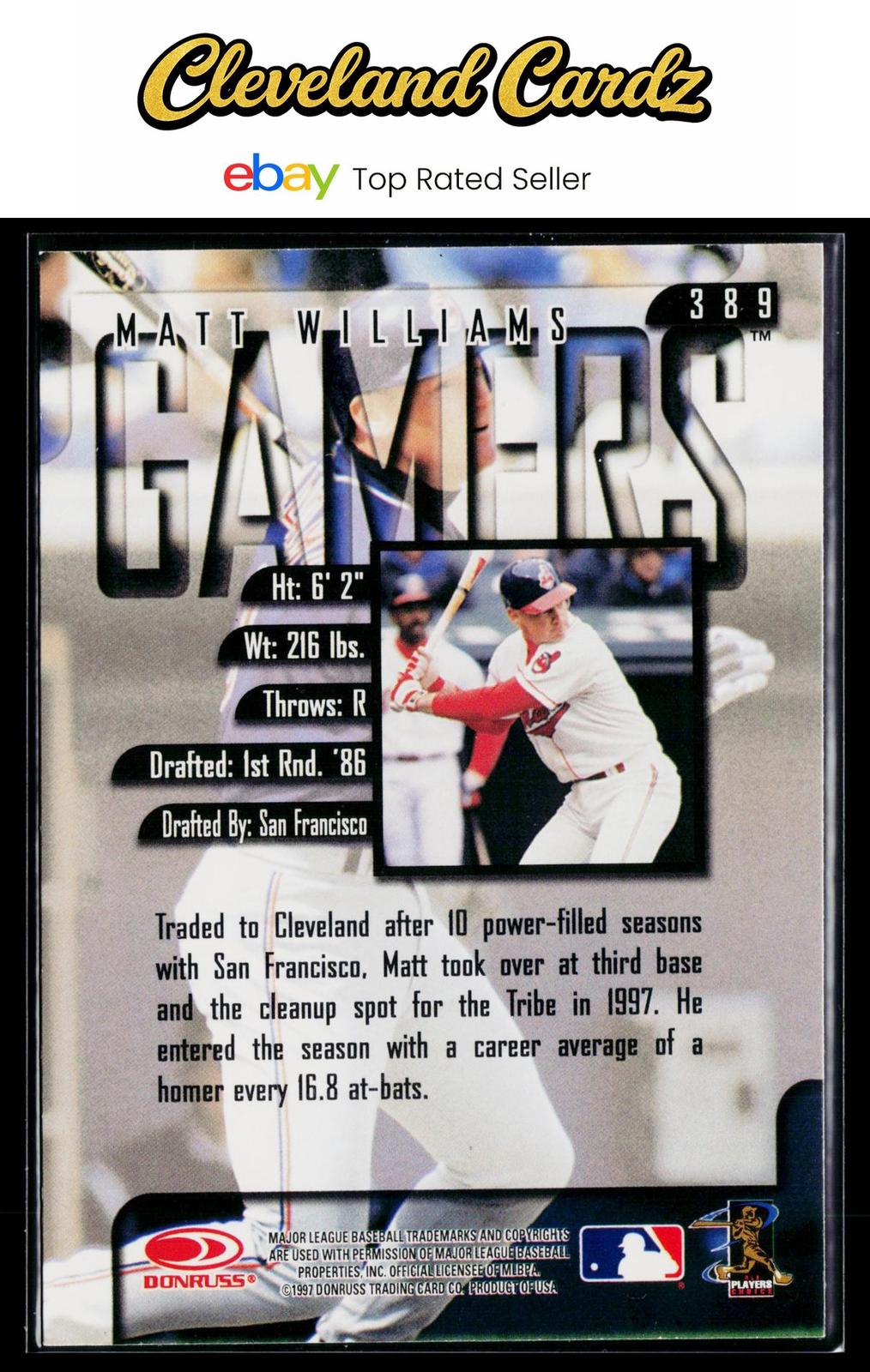 1997 Leaf #389 Matt Williams