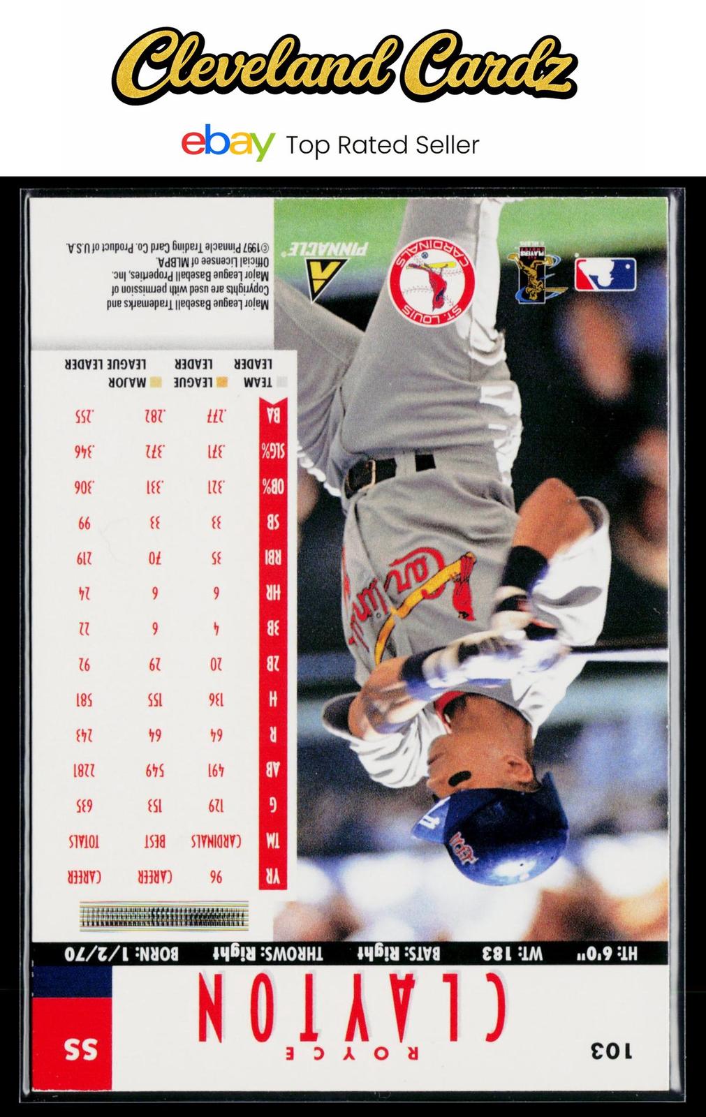 1997 New Pinnacle #103 Royce Clayton