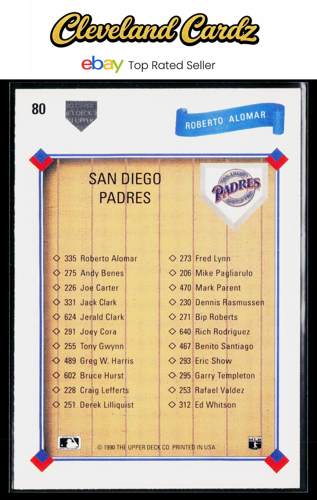 1991 Upper Deck #80 Roberto Alomar