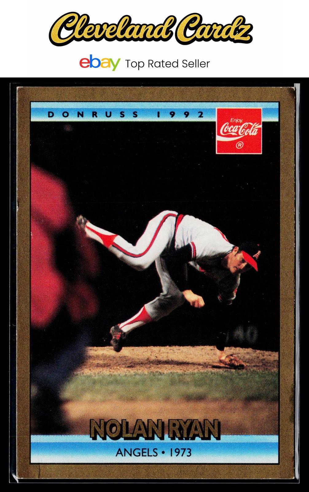 1992 Donruss Coca-Cola Nolan Ryan #7 Nolan Ryan