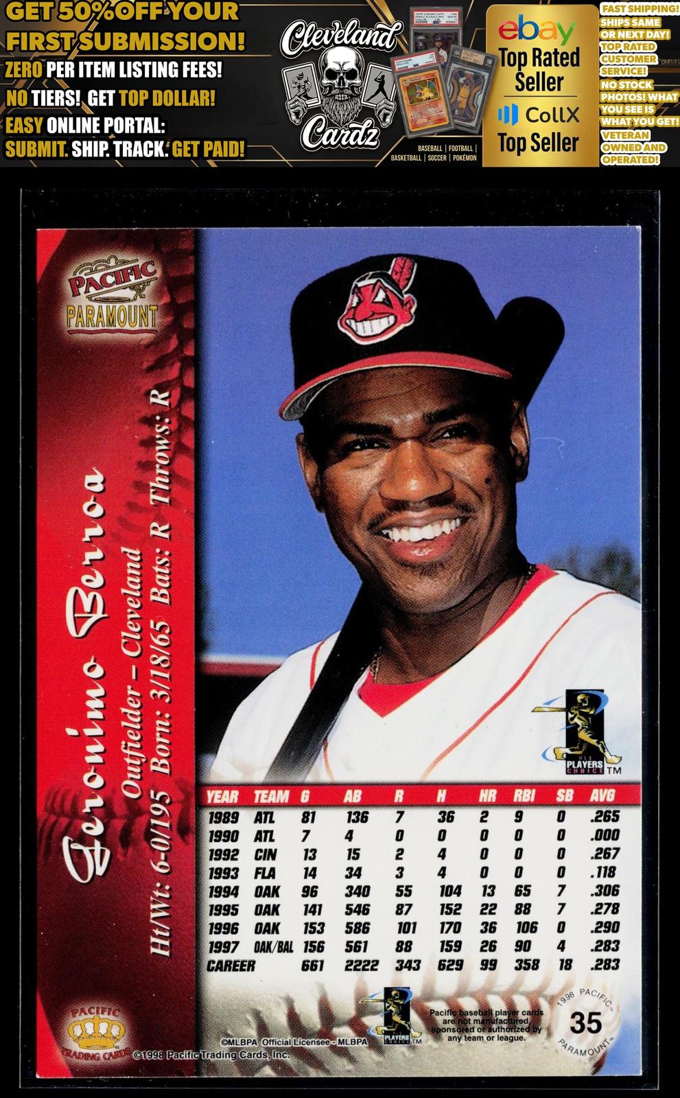 1998 Pacific Paramount #35 Geronimo Berroa