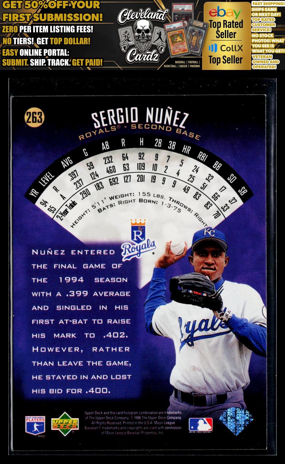 1996 Upper Deck #263 Sergio Nunez