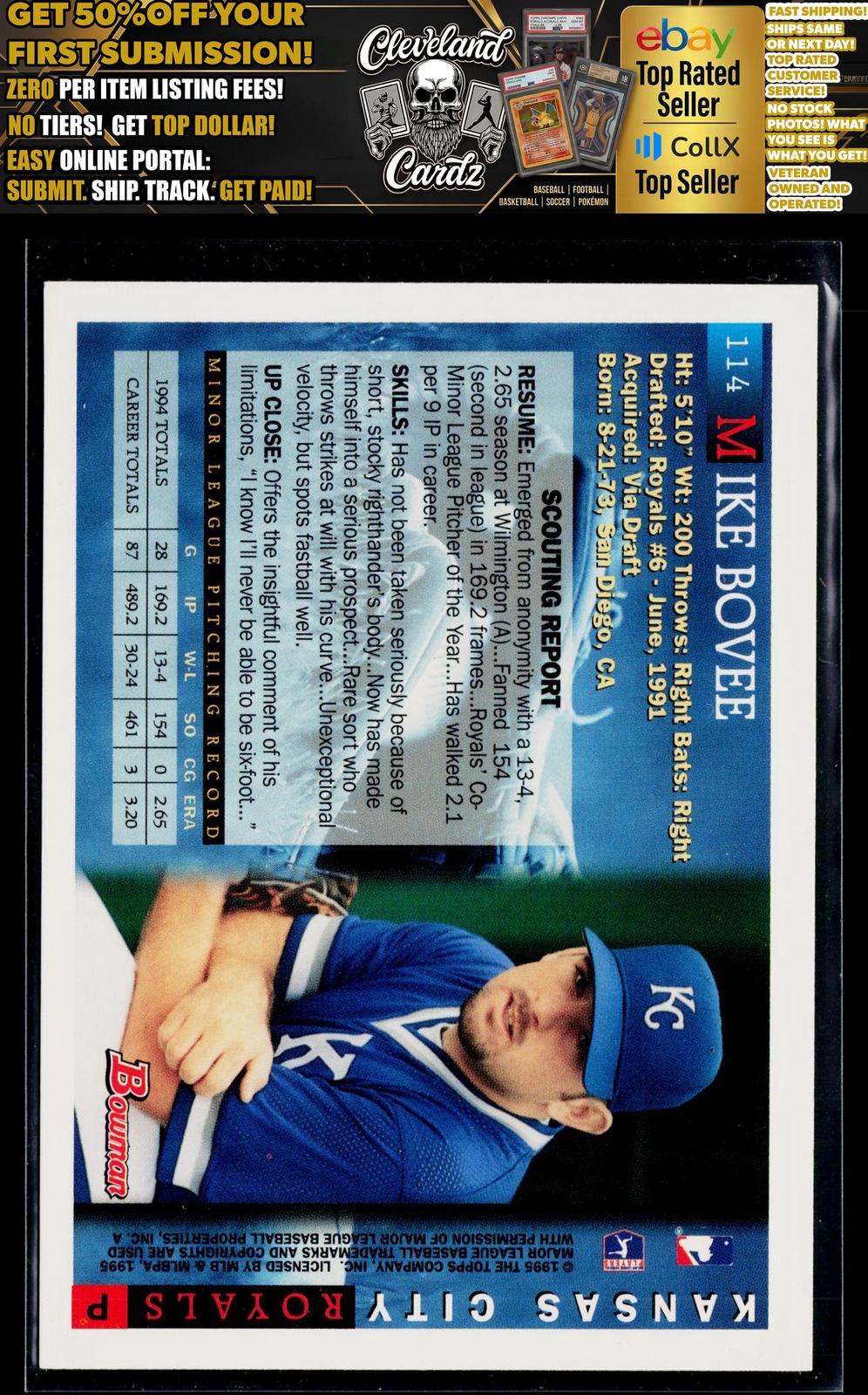 1995 Bowman #114 Mike Bovee