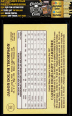 1985 Leaf #89 Jason Thompson
