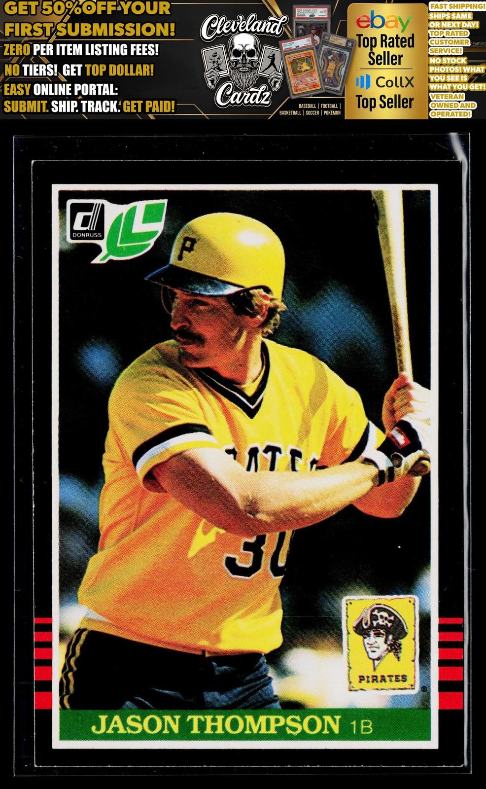 1985 Leaf #89 Jason Thompson