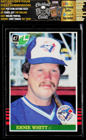1985 Leaf #181 Ernie Whitt