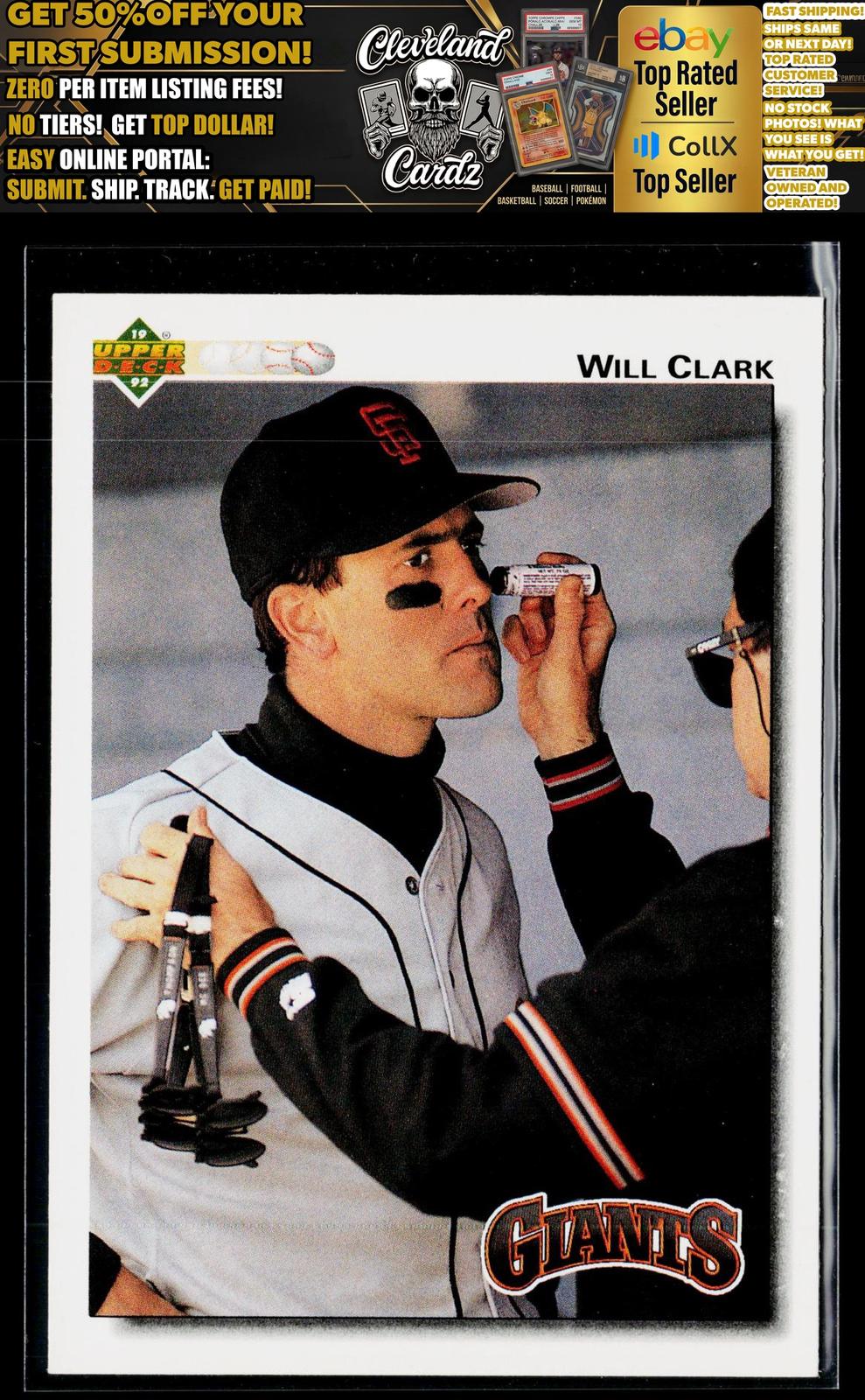 1992 Upper Deck #175 Will Clark