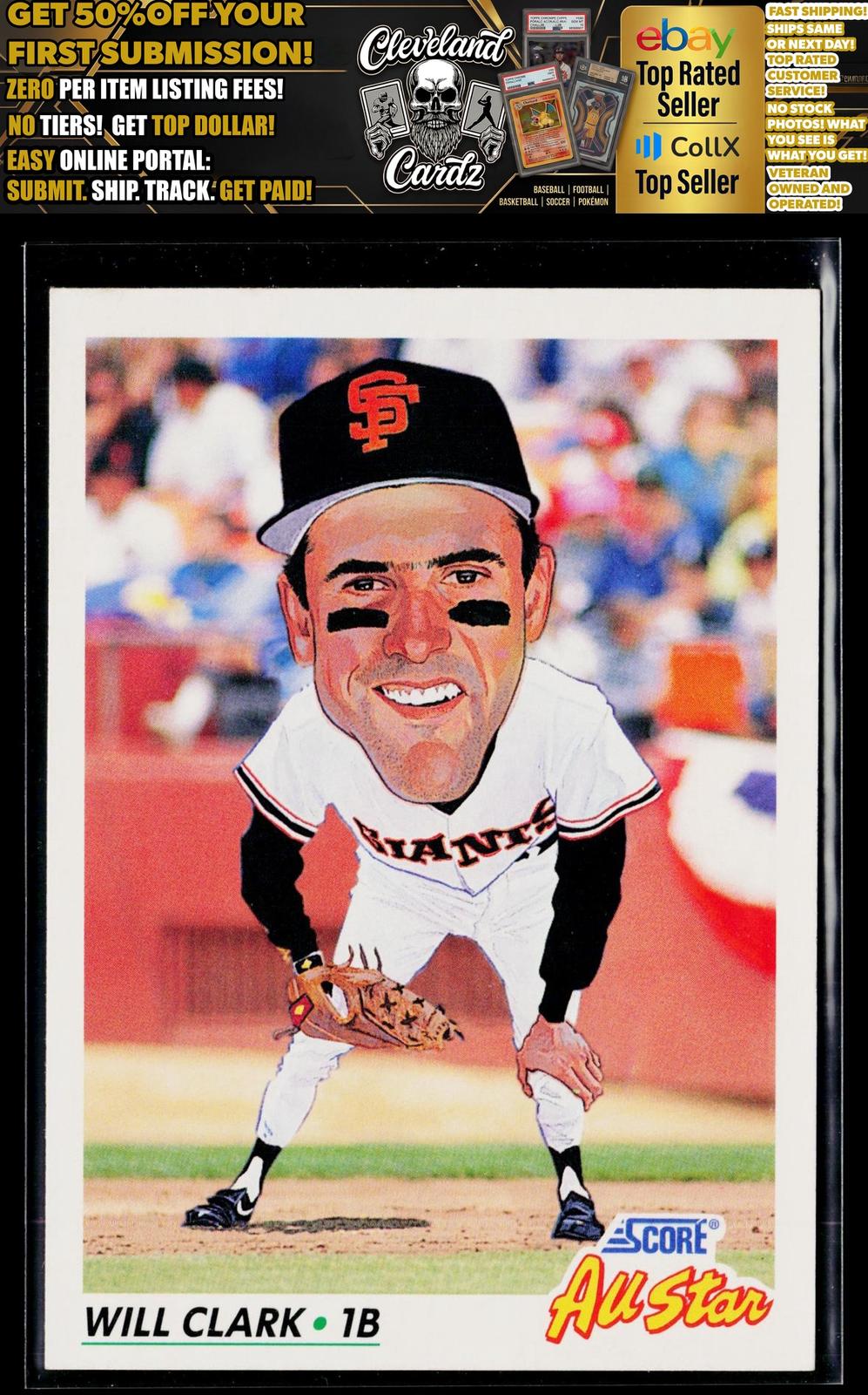 1992 Score #773 Will Clark