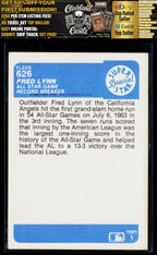 1984 Fleer #626 Fred Lynn