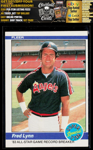 1984 Fleer #626 Fred Lynn